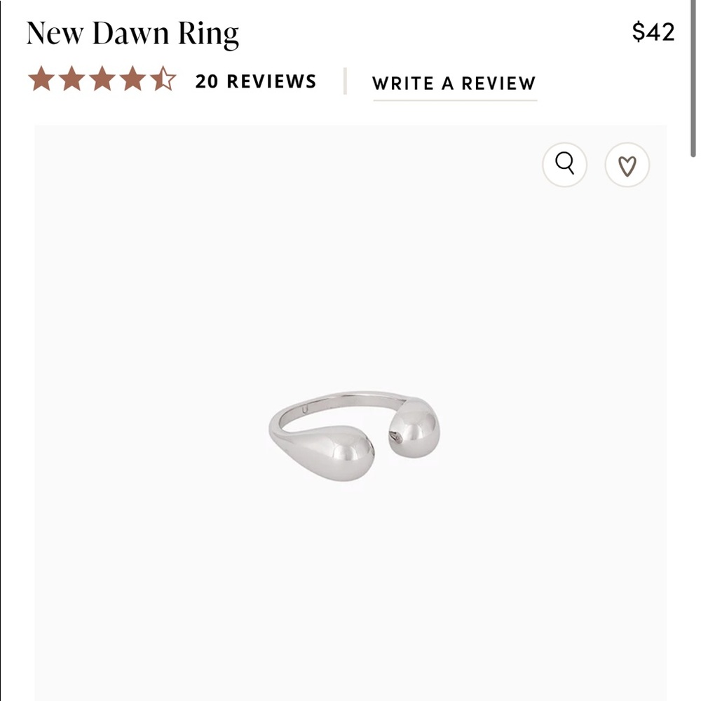 NWT Uncommon James New Dawn Ring